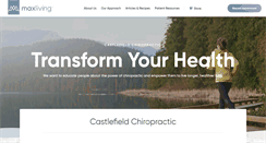 Desktop Screenshot of castlefieldchiropractic.com